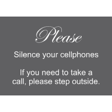 Please Silence Cellphones
